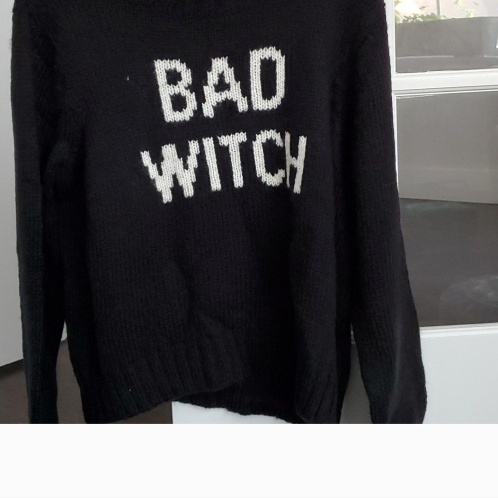 Wooden Ships chunky sweater in Black.